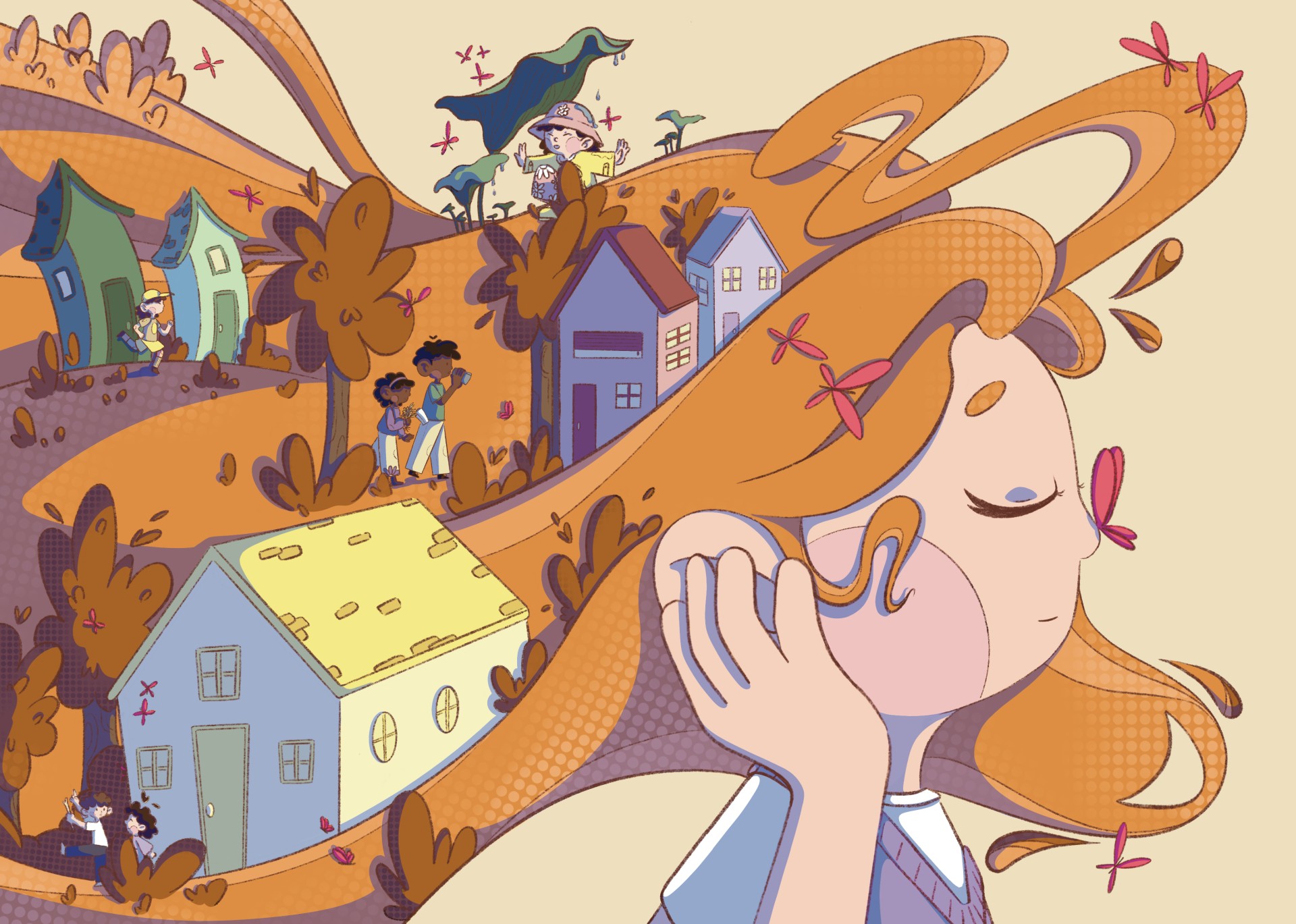 Illustration réalisée par la communauté étudiante BRASSART
