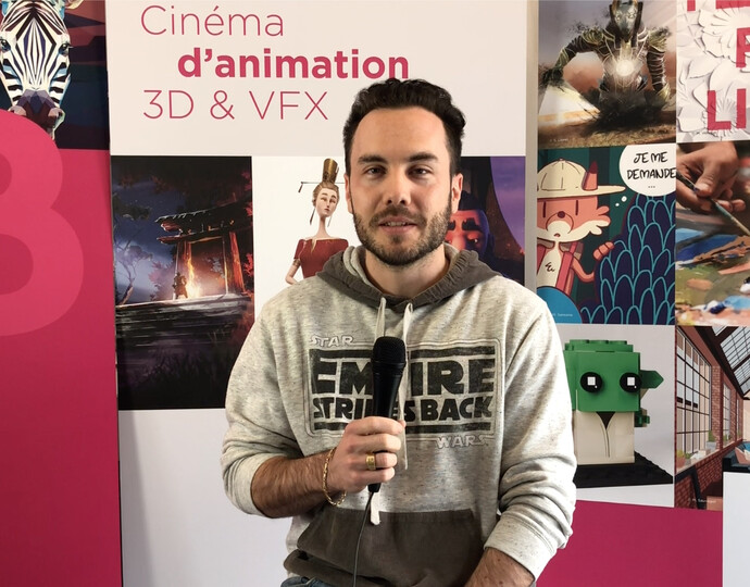 Actu BRASSART : Nos intervenants professionnels - Formation "Animation 3D & Effets spéciaux"