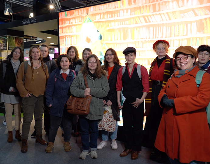 Actu BRASSART : Les étudiants BRASSART au Salon du livre et de la presse jeunesse !