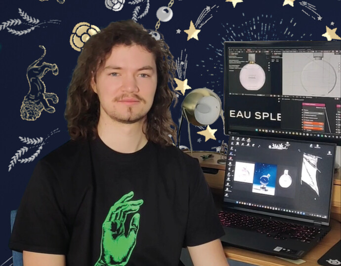 Alumni BRASSART : Maxime Obry raconte les coulisses des rendus 3D de la campagne de Noël CHANEL