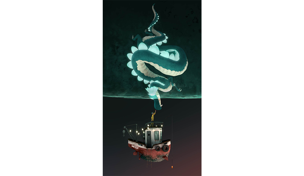 Nessie and the Fisherman : projet cursus animation 3d / jeux vidéo game art - années 2 à 4