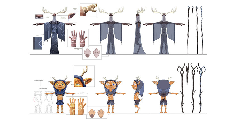 projet école 3d animation & vfx : Model Sheet