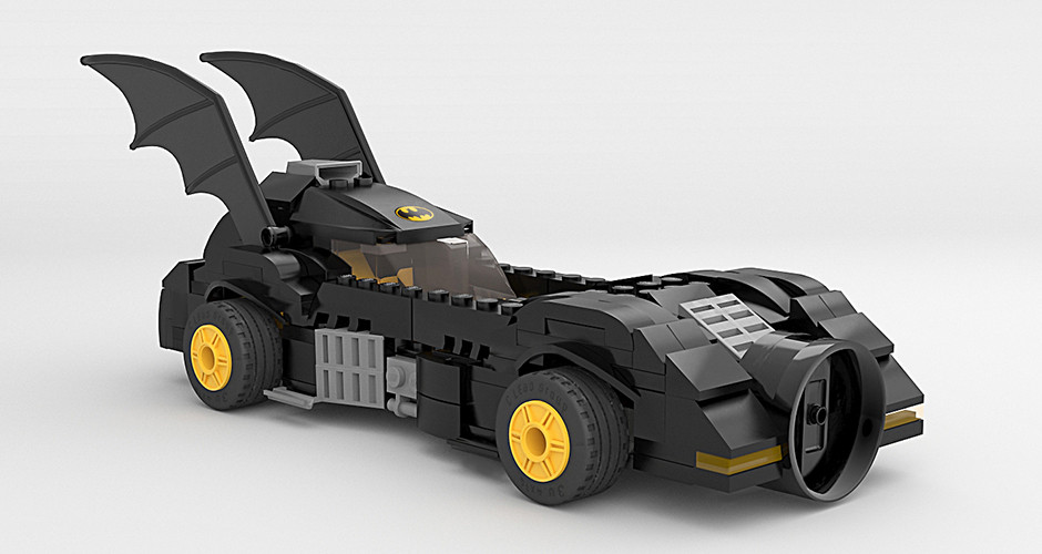 projet école animation 3d & vfx : Batmobile Lego