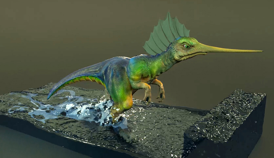 Dino : projet 3d animation / video games game art course - year 2 to 4