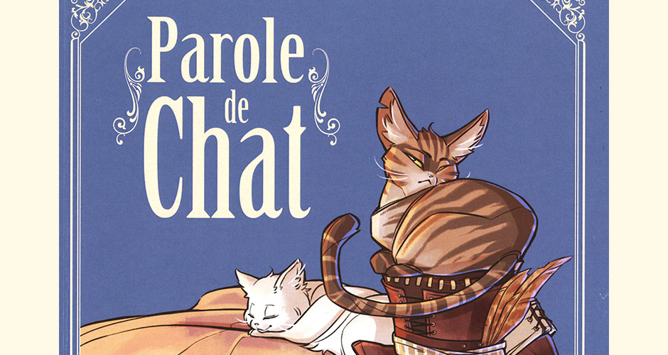 projet école arts graphiques illustration : Parole de chat - Couverture