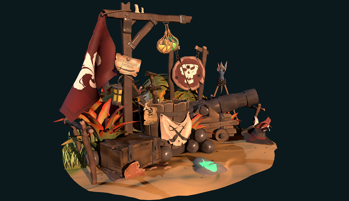 Pirate universe : projet cursus animation 3d / jeux vidéo game art - années 2 à 4