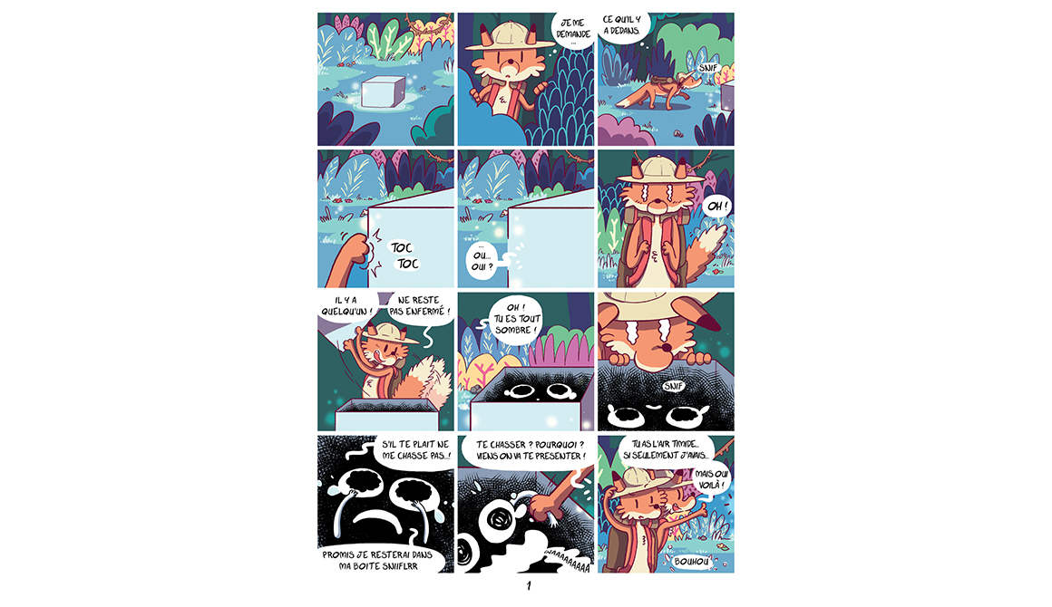La Boîte : projet bachelor spécialisation illustration / bd
