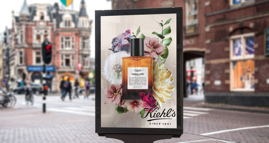 projet école design graphique et digital : Affiche Kiehl's