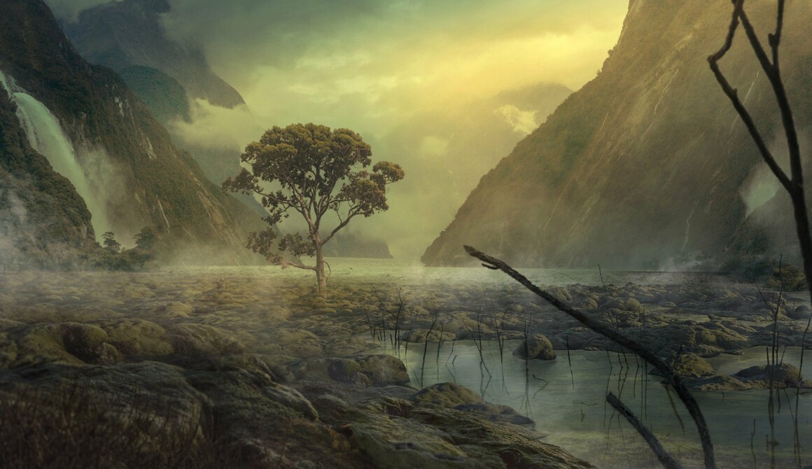 Matte Painting : projet 3d animation / video games game art course - year 5