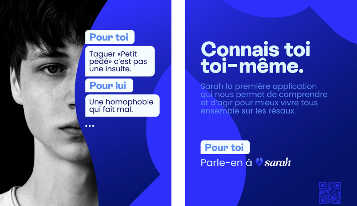 Projet de fin d'études - l'application Sarah : projet cursus design graphique et digital - année 5