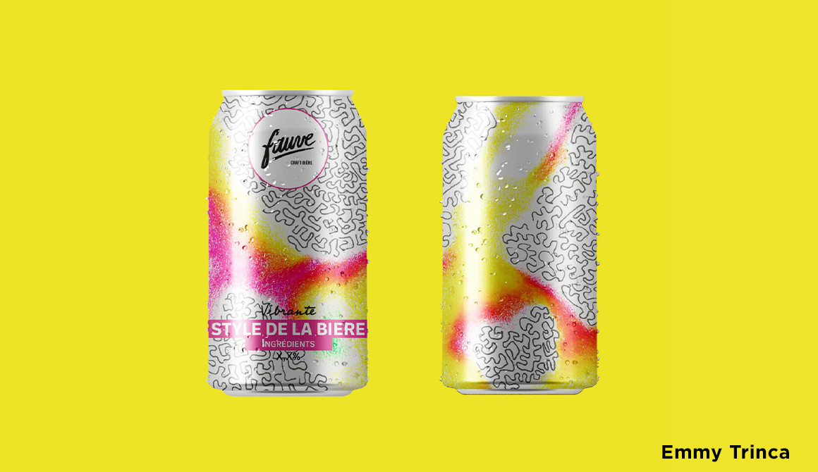 BRASSART x Fauve bière : Conception d'une étiquette : projet cursus design graphique et digital - années 2 à 4