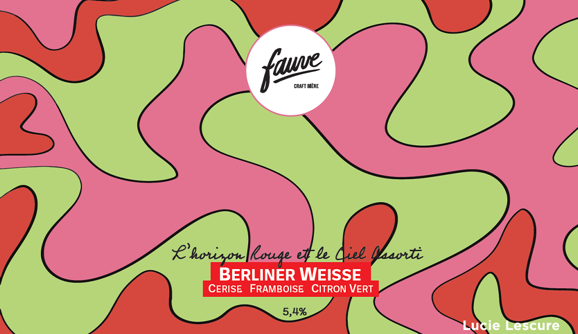 BRASSART x Fauve bière : Conception d'une étiquette : projet cursus design graphique et digital - années 2 à 4