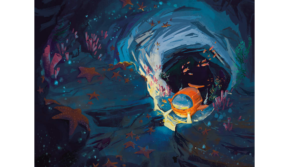 Concept Art - Un peu plus près des étoiles : projet cursus arts graphiques illustration - années 2 à 4
