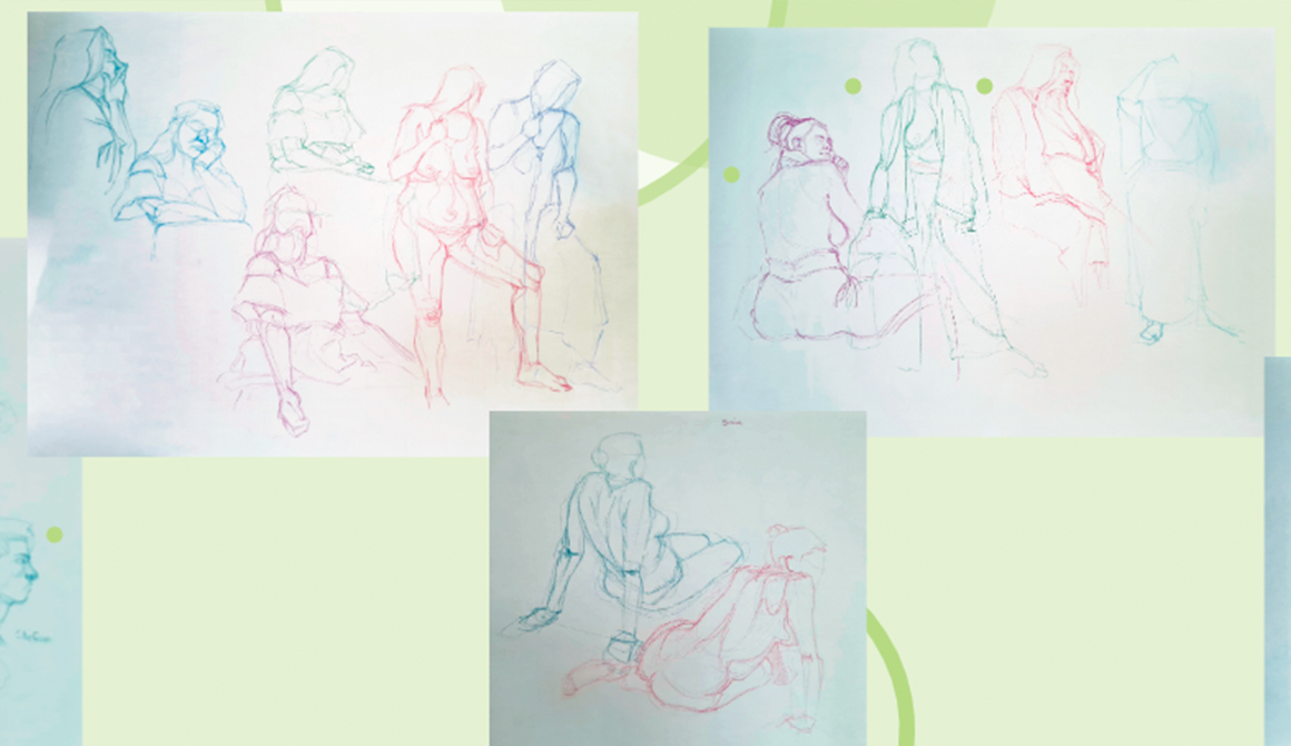 Sélection de croquis : projet graphic arts illustration course - year 2 to 4