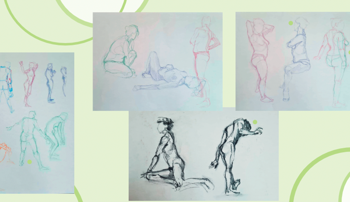 Sélection de croquis : projet graphic arts illustration course - year 2 to 4