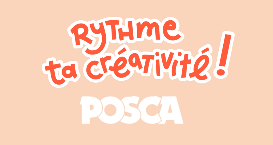 projet école design graphique et digital : POSCA - Rythme ta créativité !