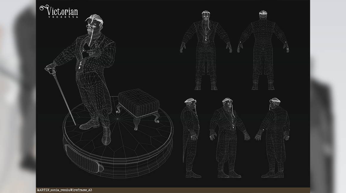 Battle Chess - Lord Marshall Lockridge : projet cursus animation 3d / jeux vidéo game art - années 2 à 4