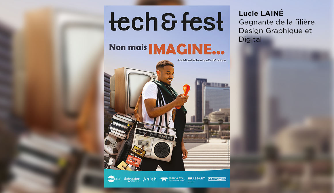 Concours d’affiche pour le tech&fest : projet cursus design graphique et digital - années 2 à 4 cursus arts graphiques illustration - années 2 à 4