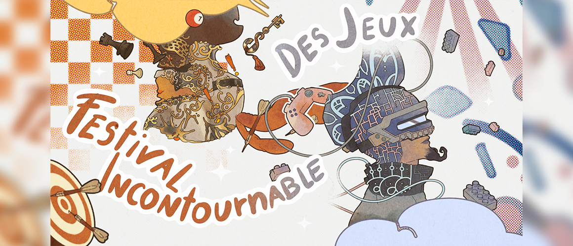 Identité graphique d'un festival de jeux : projet graphic arts illustration course - year 2 to 4