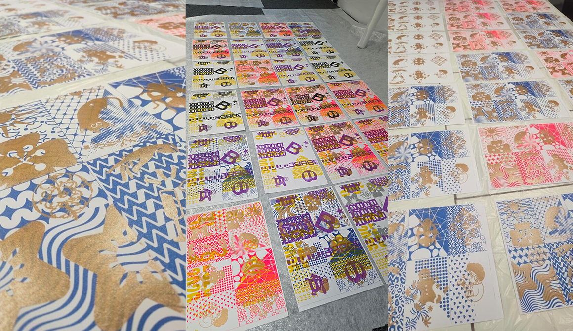 Workshop Sérigraphie : projet programme direction artistique - années 2 et 3