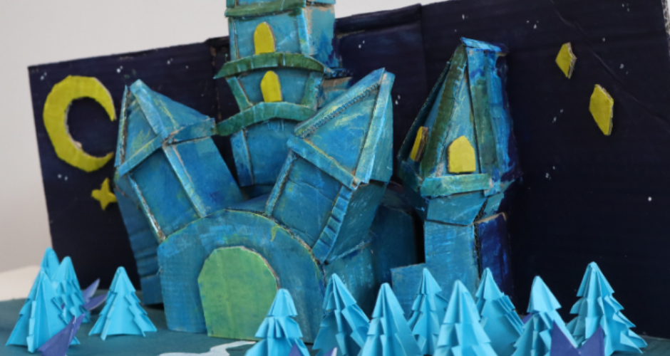 projet école :sector : Prépa arts appliqués : les étudiants de BRASSART Nice imaginent des paysages utopiques en volume