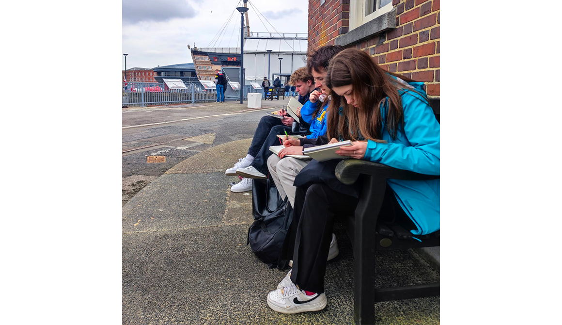 Etudiant de l'école d'art BRASSART Caen à Portsmouth