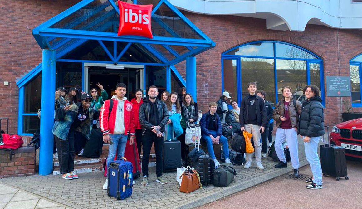 Etudiant de l'école d'art graphique BRASSART Caen à Portsmouth