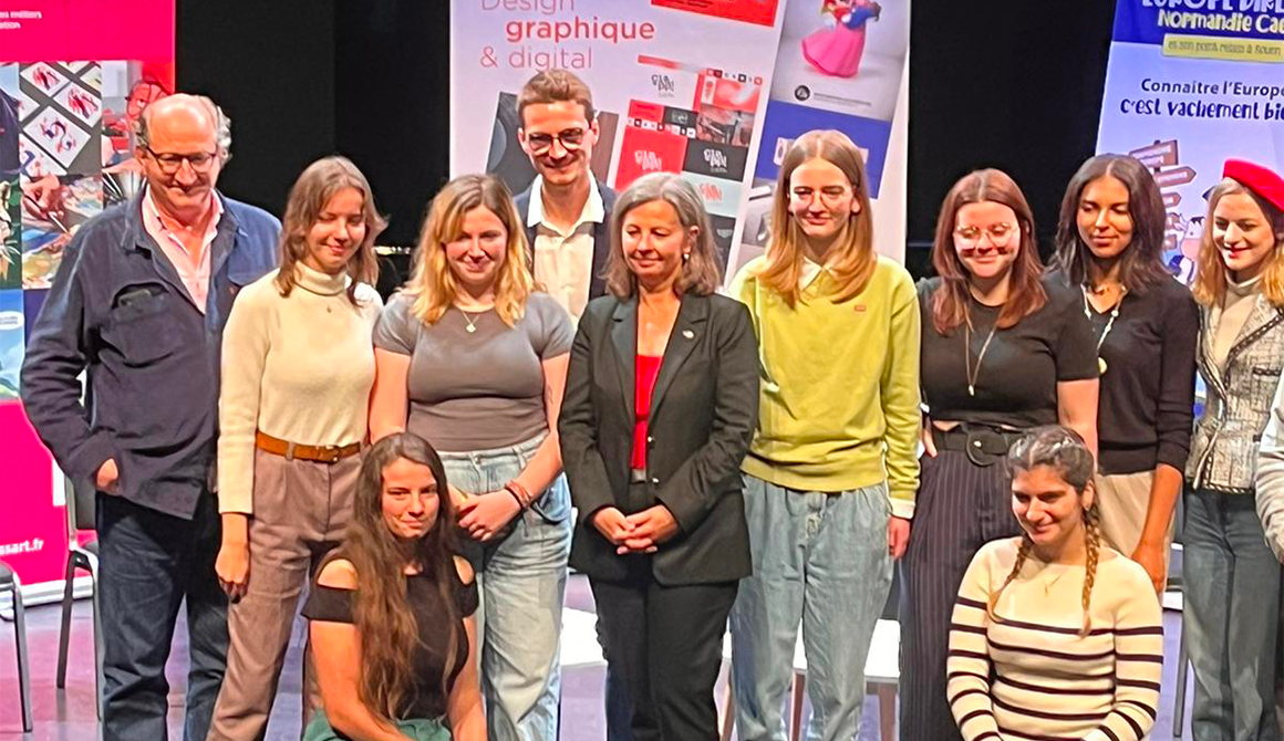 Partenariat entre l'école Brassart Caen et la commission européenne